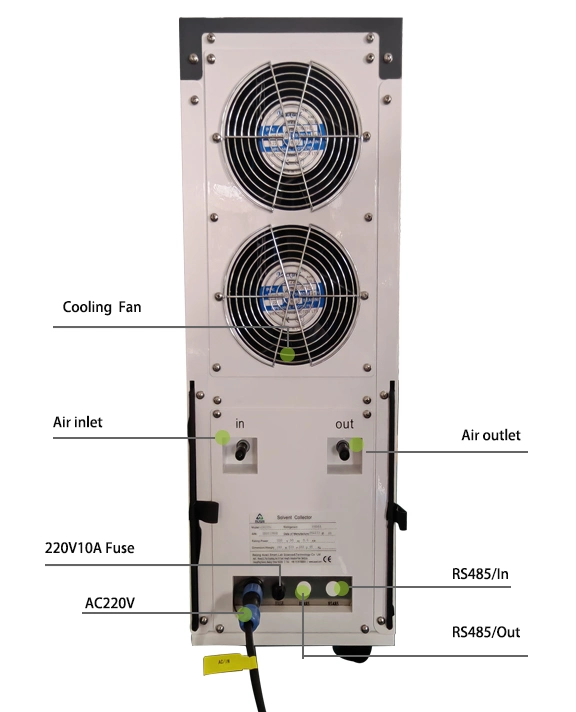 Touch Screen Solvent Cooling Chiller Collector for Rotary Evaporator Distillation